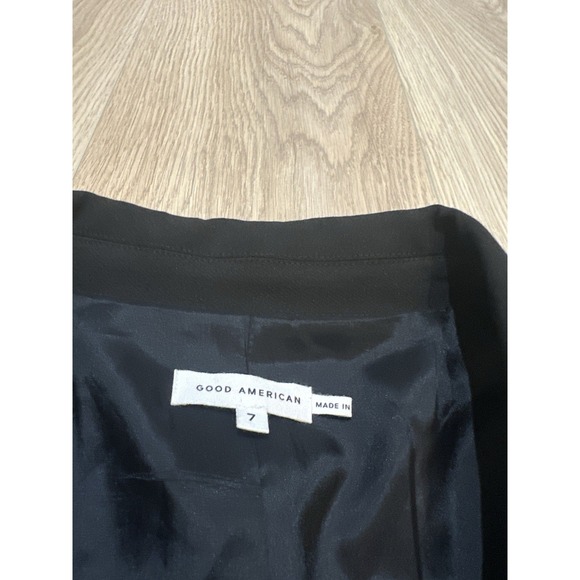 NWT Good American Blazer Mini Dress Black Size 7 US 4XL Plus Size. Minimalist - Picture 7 of 10